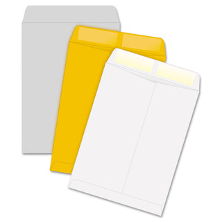 Quality Park™ Catalog Envelope, 28 lb Bond Weight Kraft, #10 1/2, Square Flap, Gummed Closure, 9 x 12, Brown Kraft, 100/Box (QUA41467)