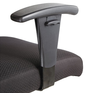 OIF Big and Tall Swivel/Tilt Mid-Back Chair, Supports up to 450 lbs., Black Seat/Black Back, Black Base (OIFBT4510)