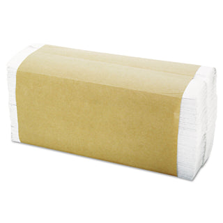 General Supply C-Fold Towels, 10.13" x 11", White, 200/Pack, 12 Packs/Carton (GEN1510)