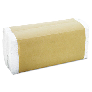 General Supply C-Fold Towels, 10.13" x 11", White, 200/Pack, 12 Packs/Carton (GEN1510)