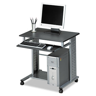 Safco® Empire Mobile PC Cart, 29.75w x 23.5d x 29.75h, Anthracite (MLN945ANT)