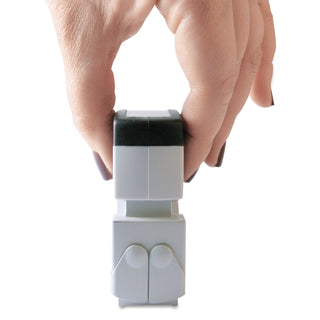 ACCUSTAMP2® Pre-Inked Shutter Stamp, Red, REVISED, 1 5/8 x 1/2 (COS035587)