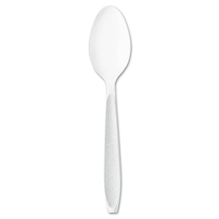 SOLO® Impress Heavyweight Polystyrene Cutlery, Teaspoon, White, 1000/Carton (SLOHSWT0007)