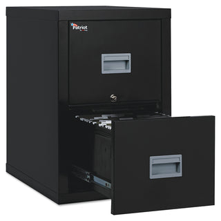 FireKing® Patriot Insulated Two-Drawer Fire File, 17.75w x 25d x 27.75h, Black (FIR2P1825CBL)