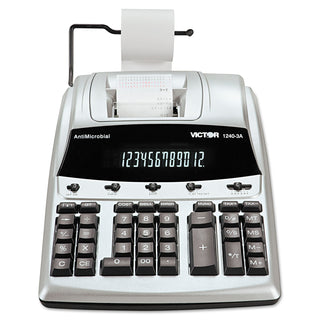 Victor® 1240-3A Desktop Twelve Digit Two Color Printing Calculator (VCT1240-3A)