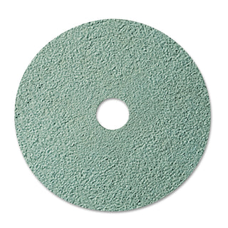 3M™ Ultra High-Speed Floor Burnishing Pads 3100, 20" Diameter, Aqua, 5/Carton (MMM08753)