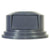 Rubbermaid® Commercial Round BRUTE Dome Top Lid for 55 gal Waste Containers, 27.25" Diameter, Gray (RUB265788GY)