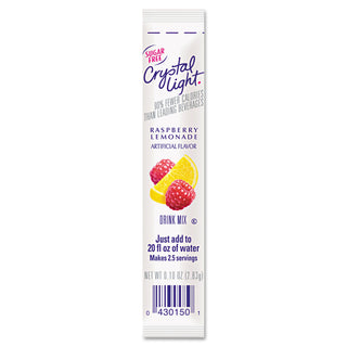 Crystal Light® On the Go, Raspberry Lemonade, .16oz Packets, 30/Box (CRY00015)