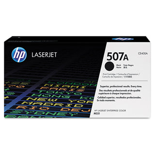 HP 507A, (CE400A) Black Original LaserJet Toner Cartridge (3041130)