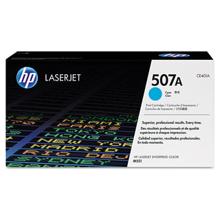 HP 507A, (CE401A) Cyan Original LaserJet Toner Cartridge (3041135)