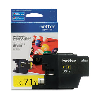 Brother LC71Y Innobella Ink, 300 Page-Yield, Yellow (3064265)