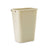 Rubbermaid® Commercial Deskside Plastic Wastebasket, 10.25 gal, Plastic, Beige (2957BG)