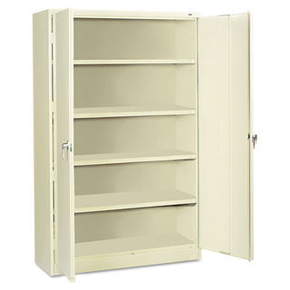 Tennsco Assembled Jumbo Steel Storage Cabinet, 48w x 18d x 78h, Putty (TNNJ1878SUPY)