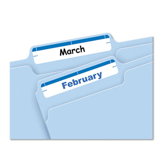Avery® Printable 4" x 6" - Permanent File Folder Labels, 0.69 x 3.44, White, 7/Sheet, 36 Sheets/Pack (AVE05200)