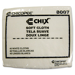 Chix® Soft Cloths, 13 x 15, White, 1200/Carton (8007CHIC)