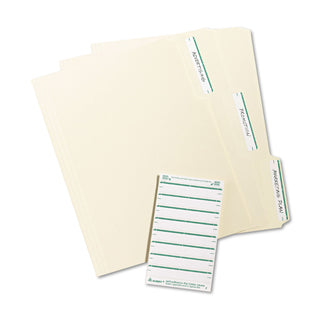 Avery® Printable 4" x 6" - Permanent File Folder Labels, 0.69 x 3.44, White, 7/Sheet, 36 Sheets/Pack (AVE05203)