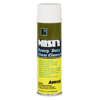 Misty® Heavy-Duty Glass Cleaner, Citrus, 20oz Aerosol, 12/Carton (A00124)