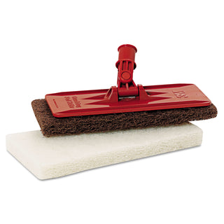 3M™ Doodlebug Threaded Pad Holder Kit, 4.63 x 10, Orange, 4/Carton (MCO08542)