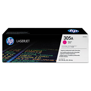 HP 305A, (CE413A) Magenta Original LaserJet Toner Cartridge (HEWCE413A)