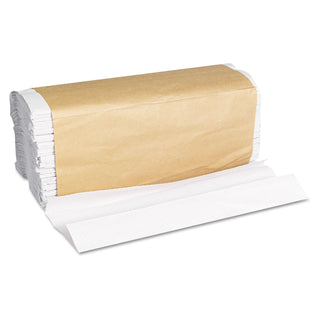General Supply C-Fold Towels, 10.13" x 11", White, 200/Pack, 12 Packs/Carton (GEN1510)