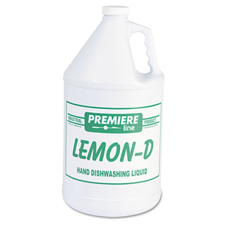 Kess Lemon-D Dishwashing Liquid, Lemon, 1gal, Bottle, 4/Carton (LEMON-D)