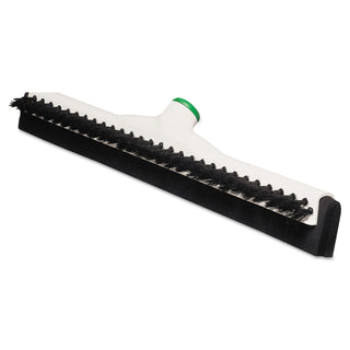 Unger® Sanitary Brush w/Squeegee, 18" Brush, Moss Handle (PB45AUNGER)