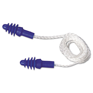 Howard Leight DPAS-30W AirSoft Multiple-Use Earplugs, 27NRR, White Nylon Cord, BE, 100 Pairs (HOWDPAS30W) (154-DPAS-30W)