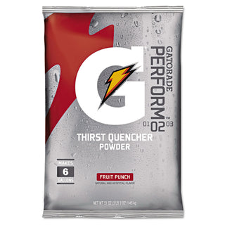 Gatorade® Original Powdered Drink Mix, Fruit Punch, 51oz Packet, 14/Carton (308-33690)