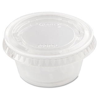 Dart® Complements Portion/Medicine Cup Lids, Plastic, Clear, 2500/Carton (DCCPL2N)