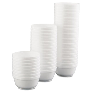 Dart® Insulated Foam Bowls, 12oz, White, 50/Pack, 20 Packs/Carton (DCC12B32)