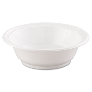 Dart® Famous Service Plastic Dinnerware, Bowl, 12oz, White, 125/Pack, 8 Packs/Carton (12BWWFDART)