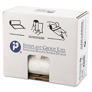 InteplastPitt Low-Density Can Liner, 40 x 46, 45-gal, 0.7mil, White (IBSSL4046XHW2)
