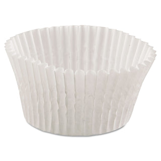Hoffmaster® Fluted Bake Cups, 4 1/2 dia x 1 1/4h, White, 500/Pack, 20 Pack/Carton (HFM610032)