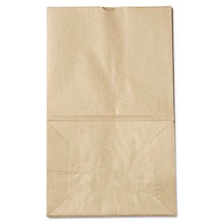 General Grocery Paper Bags, 40 lbs Capacity, #20 Squat, 8.25"w x 5.94"d x 13.38"h, Kraft, 500 Bags (BAGGK20S-500)