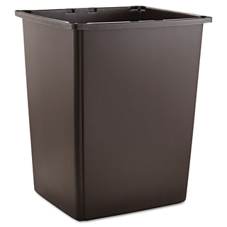 Rubbermaid® Commercial Glutton Container, 56 gal, Plastic, Brown (256BBN)