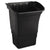 Rubbermaid® Commercial Optional Utility Cart Refuse/Utility Bin, 8 gal, Polyethylene, Black (3353-88BK)