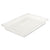 Rubbermaid® Commercial Food/Tote Boxes, 5 gal, 26 x 18 x 3.5, Clear, Plastic (3306CL)