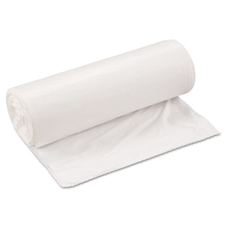 InteplastPitt Low-Density Commercial Can Liners, 33 gal, 0.8 mil, 33" x 39", White, 150/Carton (SL3339XHW)