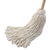 Boardwalk® Handle/Deck Mop, #32 White Cotton Head, 54" Natural Wood Handle, 6/Pack (BWK132C)