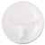 Dart® Laminated Foam Dinnerware, Plate, 3-Comp, 10 1/4", White, 125/Pk, 4 Pks/Ctn (DRC10CPWQR)