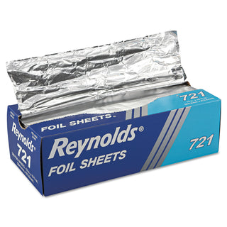 Reynolds® Interfolded Aluminum Foil Sheets, 12 x 10 3/4, Silver, 500/Box, 6 Boxes/Carton (721REYN)