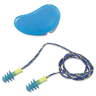 Howard Leight FUS30 HP Fusion Multiple-Use Earplugs, Reg, 27NRR, Corded, BE/WE, 100 Pairs (HOWFUS30HP) (154-FUS30-HP)