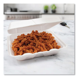 Dart® Carryout Food Container, Foam Hinged 1-Comp, 9 1/2 x 9 1/4 x 3, 200/Carton (DRC95HT1R)