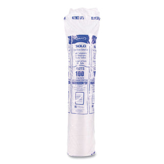 SOLO® Straw-Slot Cold Cup Lids, 9oz-20oz Cups, Clear, 100/Pack (SLO662TS0090PK)