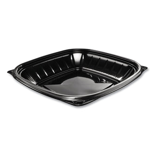 Dart® PresentaBowls Pro Black Square Bowls, 24 oz, Plastic, 63/Bag, 4 Bag/Carton (070248)