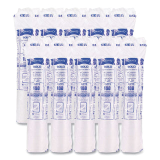 SOLO® Straw-Slot Cold Cup Lids, 9oz-20oz Cups, Clear, 100/Pack (SLO662TS0090PK)