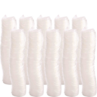Dart® Plastic Lids, 4oz Cups, Translucent, 100/Sleeve, 10 Sleeves/Carton (4JLDART)
