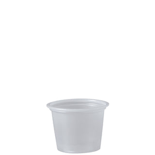 Dart® Polystyrene Portion Cups, 1 oz, Translucent, 2500/Carton (DCCP100N)