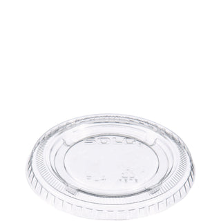 Dart® Non-Vented Cup Lids, Fits 3.25-9 oz Cups, Clear, 125/Sleeve, 20 Sleeves/Carton (DRCPL4N)