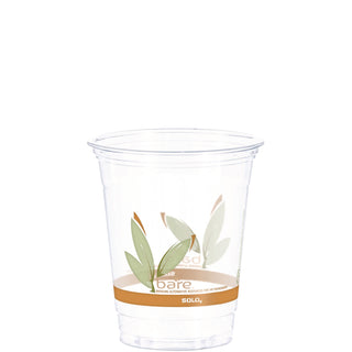 Dart® Bare Eco-Forward RPET Cold Cups, 12-14 oz, Clear, 50/Pack (DRCRTP12BAREPK)